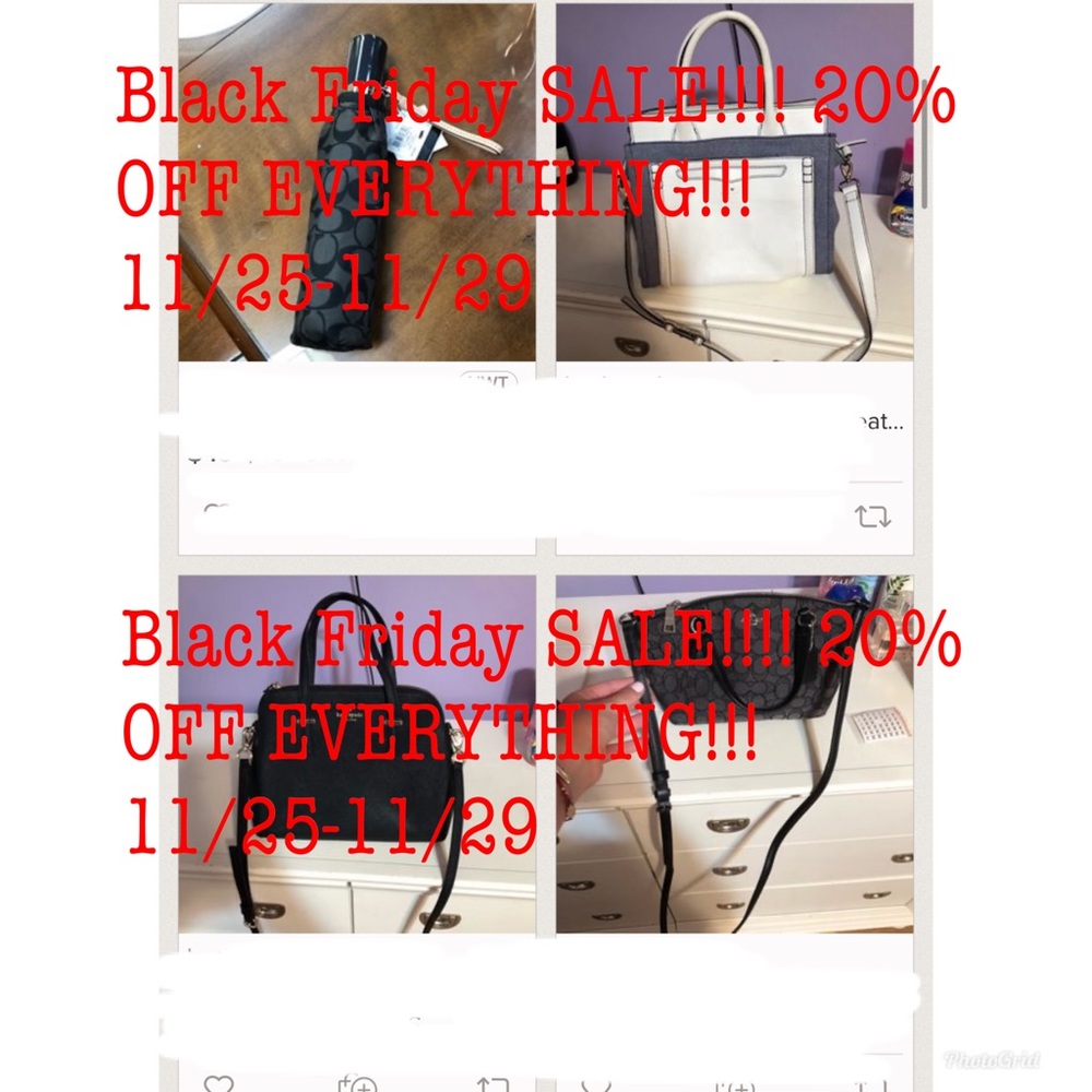 20% OFF EVERYTHING 11/25-11/29